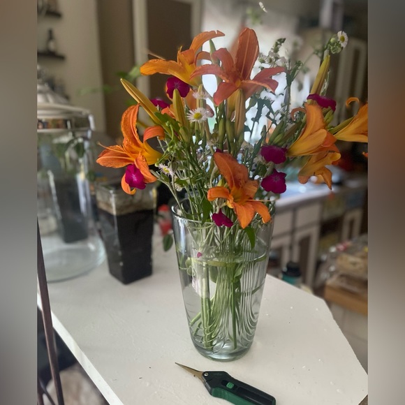 Vintage Neiman Marcus Large Leaded Crystal Vase EUC Art Deco MCM FLW - Picture 1 of 11